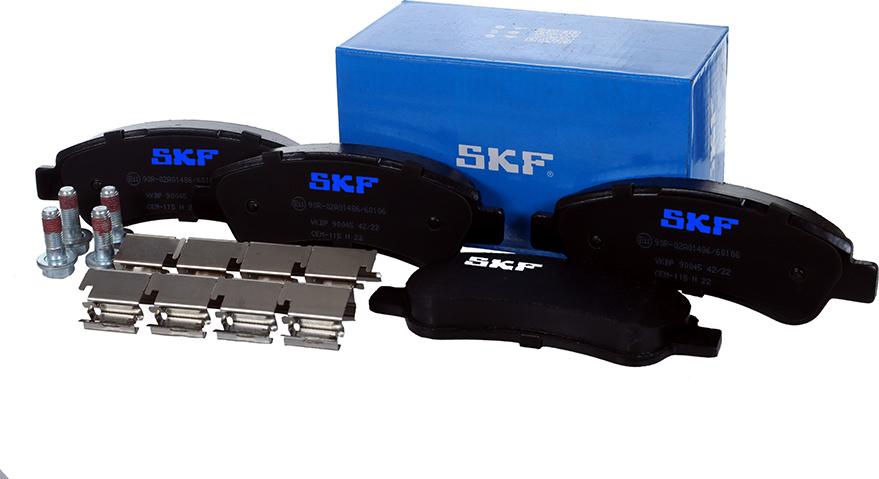 SKF VKBP 90045 - Kit pastiglie freno, Freno a disco autozon.pro