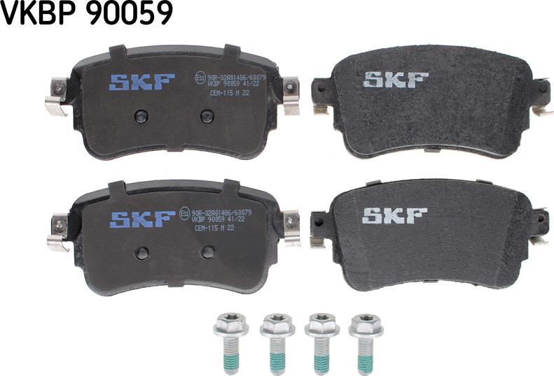 SKF VKBP 90059 - Kit pastiglie freno, Freno a disco autozon.pro