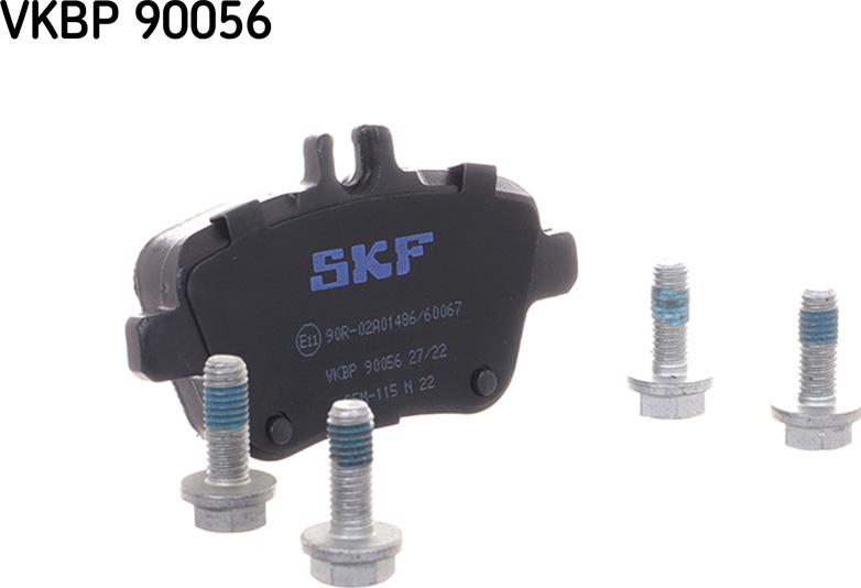 SKF VKBP 90056 - Kit pastiglie freno, Freno a disco autozon.pro