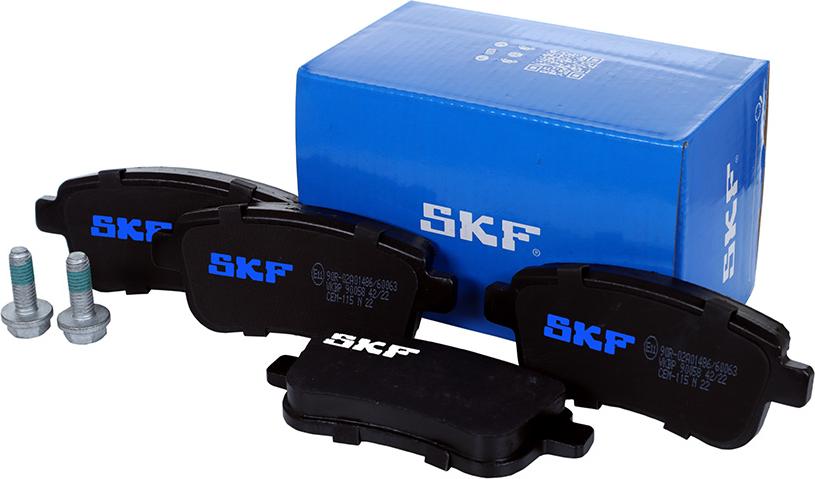 SKF VKBP 90058 - Kit pastiglie freno, Freno a disco autozon.pro