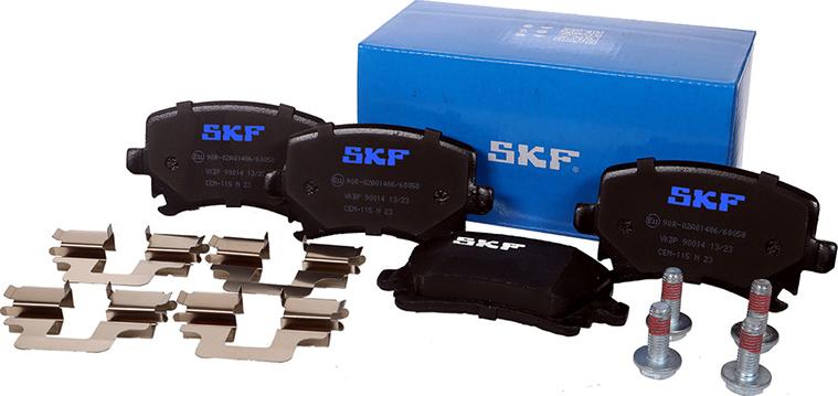 SKF VKBP 90014 - Kit pastiglie freno, Freno a disco autozon.pro