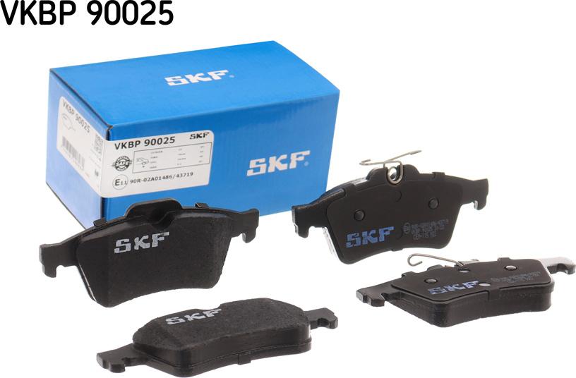 SKF VKBP 90025 - Kit pastiglie freno, Freno a disco autozon.pro