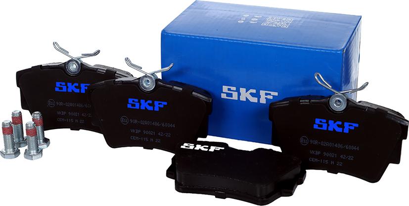 SKF VKBP 90021 - Kit pastiglie freno, Freno a disco autozon.pro