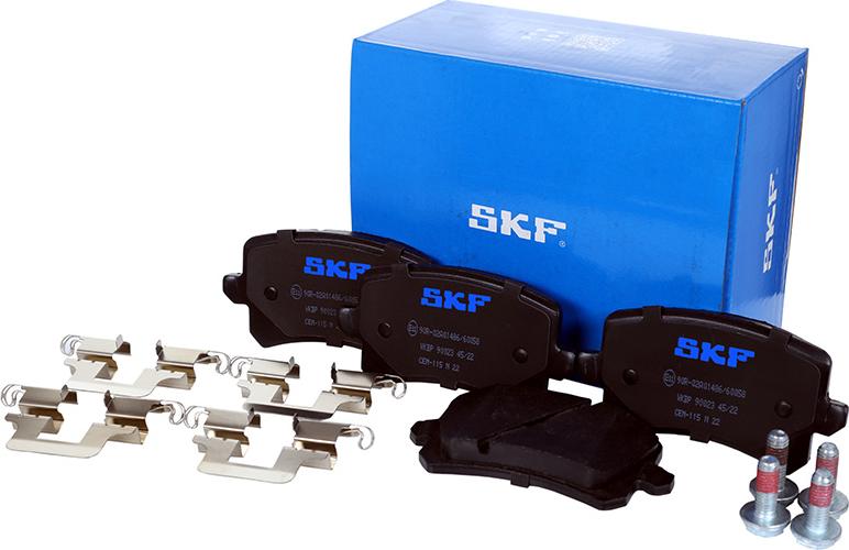 SKF VKBP 90023 - Kit pastiglie freno, Freno a disco autozon.pro