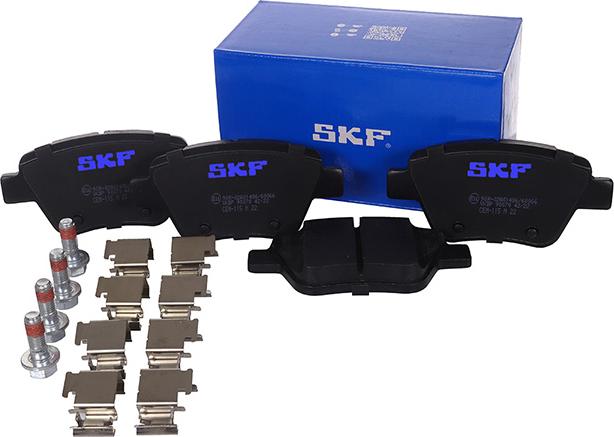 SKF VKBP 90070 - Kit pastiglie freno, Freno a disco autozon.pro