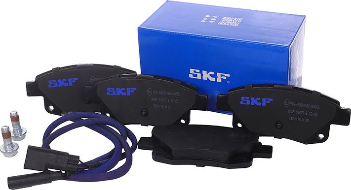 SKF VKBP 90077 E - Kit pastiglie freno, Freno a disco autozon.pro