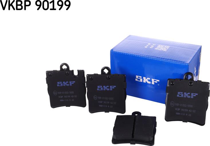 SKF VKBP 90199 - Kit pastiglie freno, Freno a disco autozon.pro