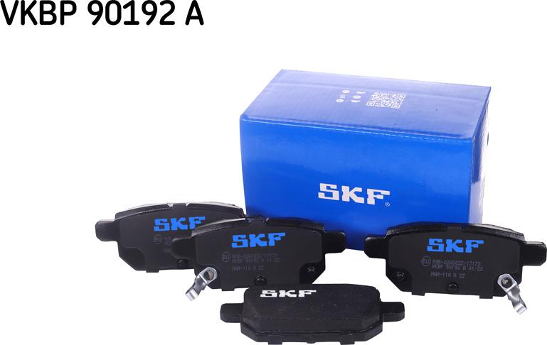 SKF VKBP 90192 A - Kit pastiglie freno, Freno a disco autozon.pro