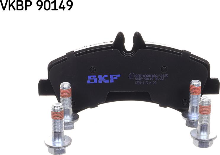 SKF VKBP 90149 - Kit pastiglie freno, Freno a disco autozon.pro