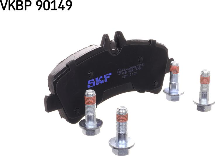 SKF VKBP 90149 - Kit pastiglie freno, Freno a disco autozon.pro