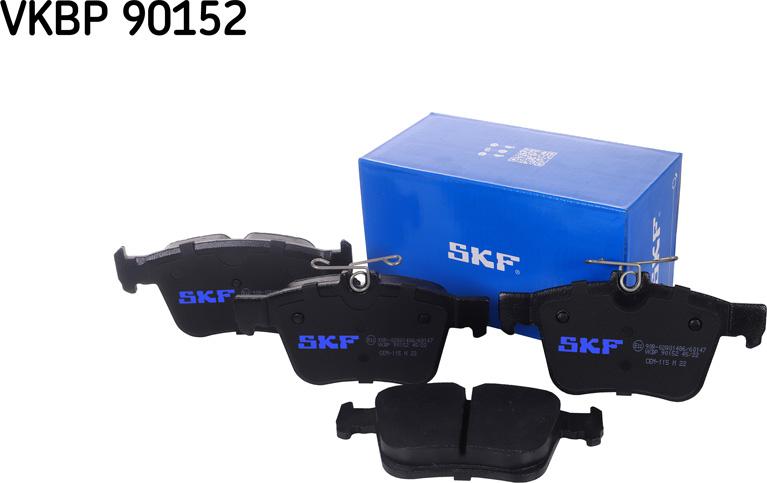 SKF VKBP 90152 - Kit pastiglie freno, Freno a disco autozon.pro