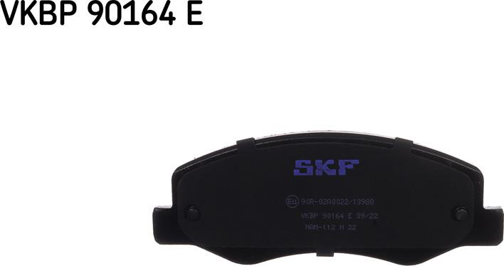 SKF VKBP 90164 E - Kit pastiglie freno, Freno a disco autozon.pro