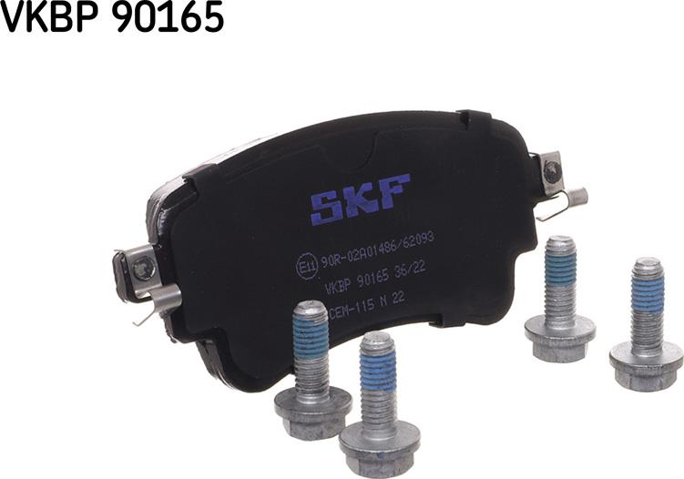 SKF VKBP 90165 - Kit pastiglie freno, Freno a disco autozon.pro