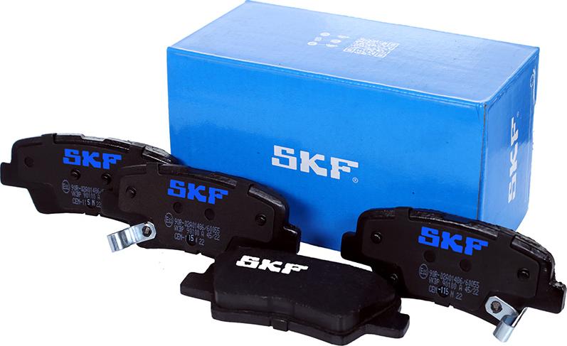 SKF VKBP 90100 A - Kit pastiglie freno, Freno a disco autozon.pro