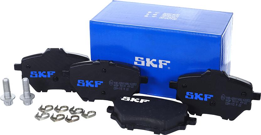 SKF VKBP 90101 - Kit pastiglie freno, Freno a disco autozon.pro