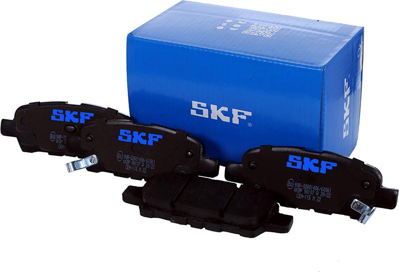 SKF VKBP 90107 A - Kit pastiglie freno, Freno a disco autozon.pro