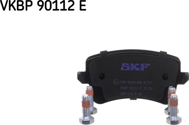 SKF VKBP 90112 E - Kit pastiglie freno, Freno a disco autozon.pro