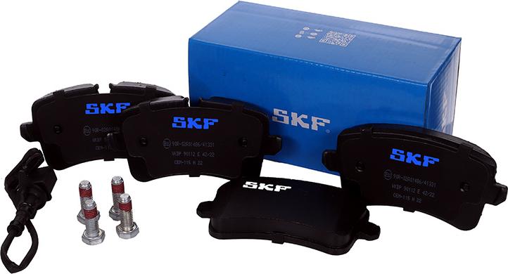 SKF VKBP 90112 E - Kit pastiglie freno, Freno a disco autozon.pro