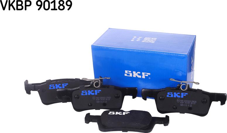 SKF VKBP 90189 - Kit pastiglie freno, Freno a disco autozon.pro