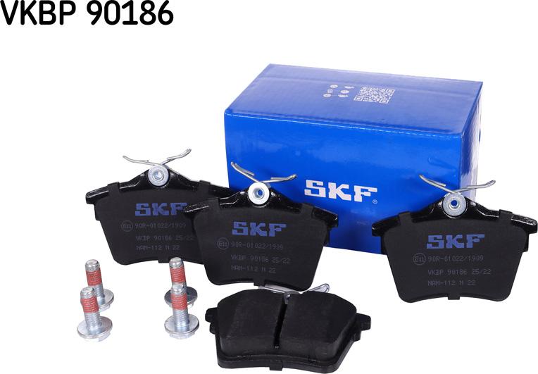 SKF VKBP 90186 - Kit pastiglie freno, Freno a disco autozon.pro