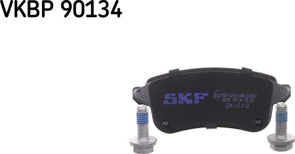 SKF VKBP 90134 - Kit pastiglie freno, Freno a disco autozon.pro