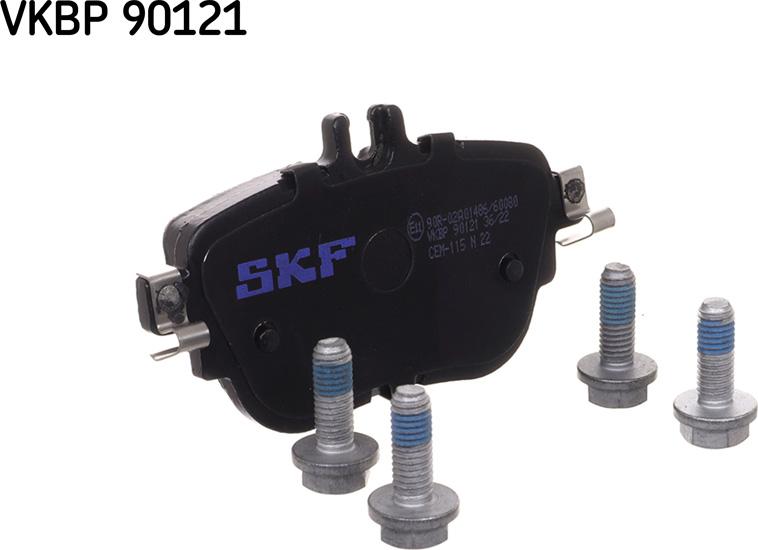 SKF VKBP 90121 - Kit pastiglie freno, Freno a disco autozon.pro