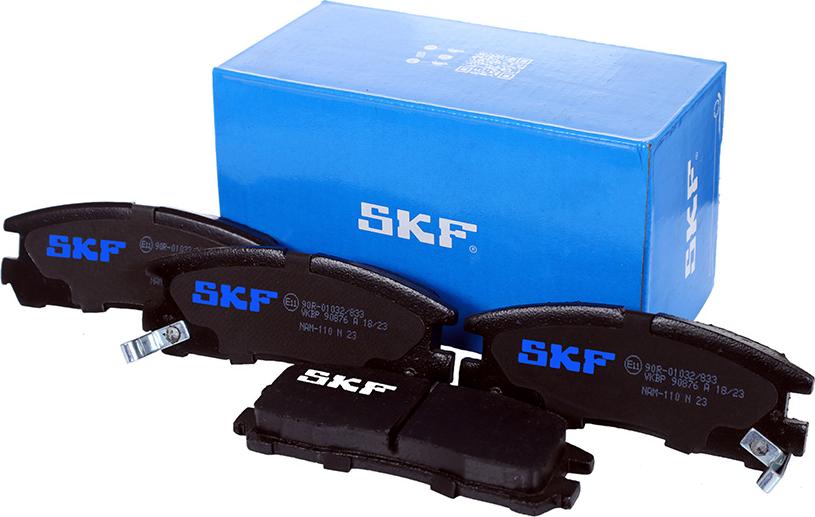 SKF VKBP 90876 A - Kit pastiglie freno, Freno a disco autozon.pro