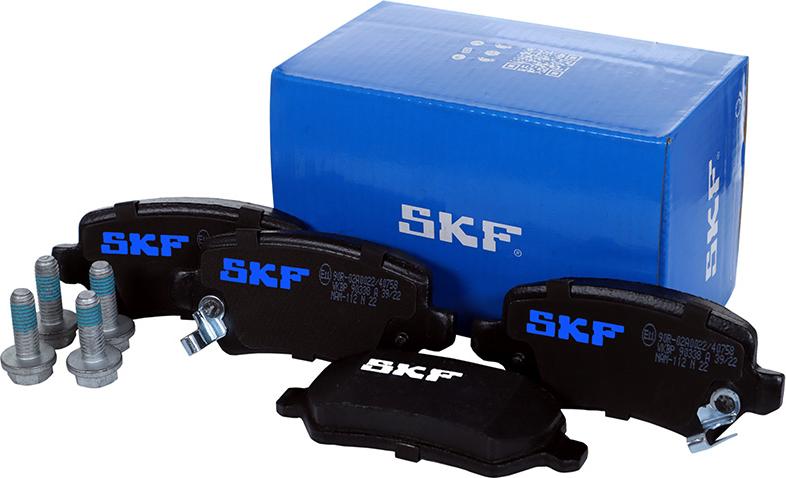 SKF VKBP 90338 A - Kit pastiglie freno, Freno a disco autozon.pro