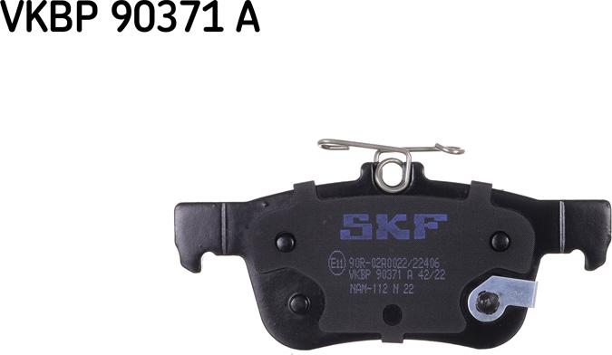 SKF VKBP 90371 A - Kit pastiglie freno, Freno a disco autozon.pro