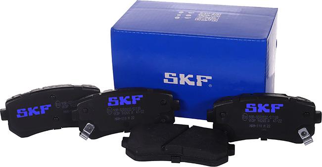 SKF VKBP 90265 A - Kit pastiglie freno, Freno a disco autozon.pro