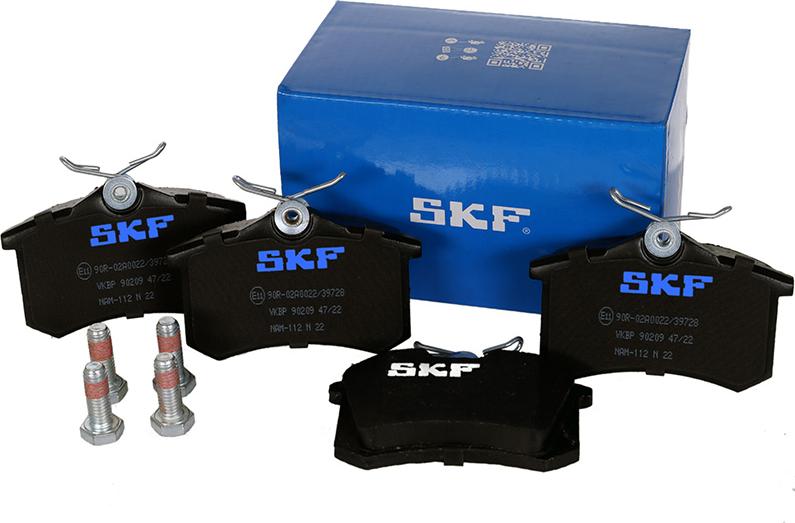 SKF VKBP 90209 - Kit pastiglie freno, Freno a disco autozon.pro