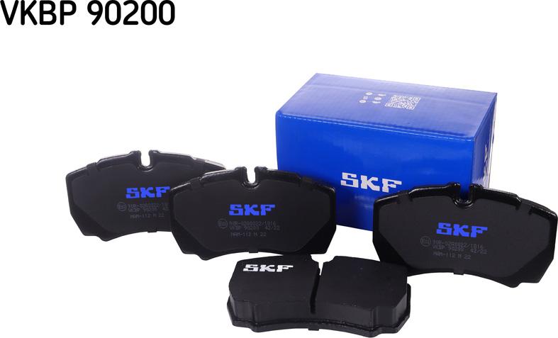 SKF VKBP 90200 - Kit pastiglie freno, Freno a disco autozon.pro