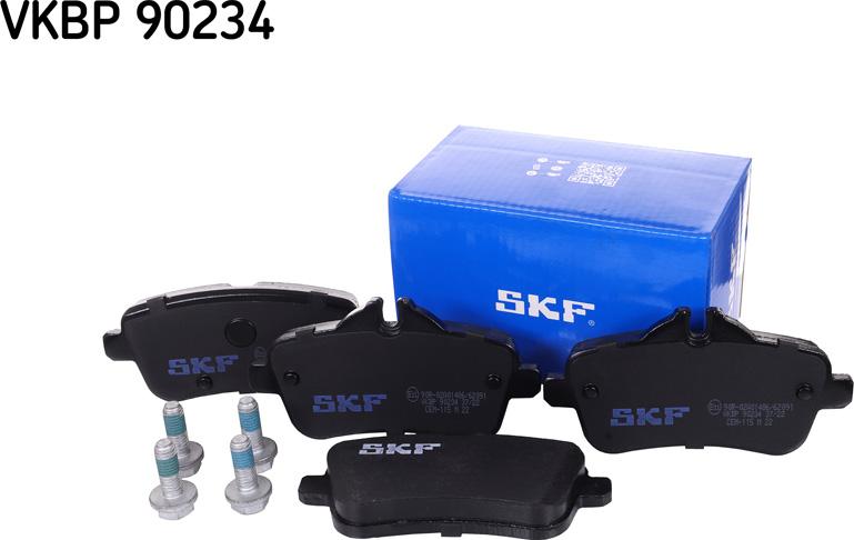 SKF VKBP 90234 - Kit pastiglie freno, Freno a disco autozon.pro