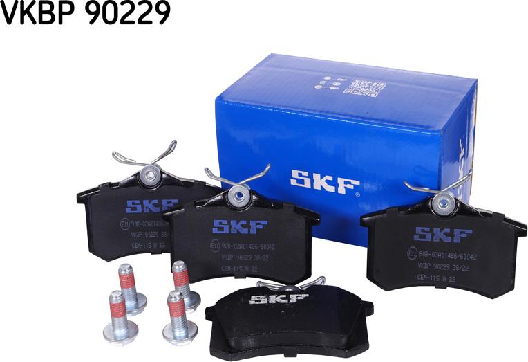 SKF VKBP 90229 - Kit pastiglie freno, Freno a disco autozon.pro