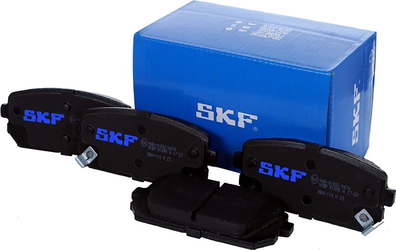 SKF VKBP 91095 A - Kit pastiglie freno, Freno a disco autozon.pro