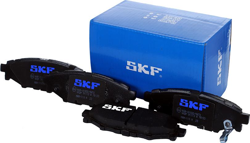 SKF VKBP 91113 A - Kit pastiglie freno, Freno a disco autozon.pro