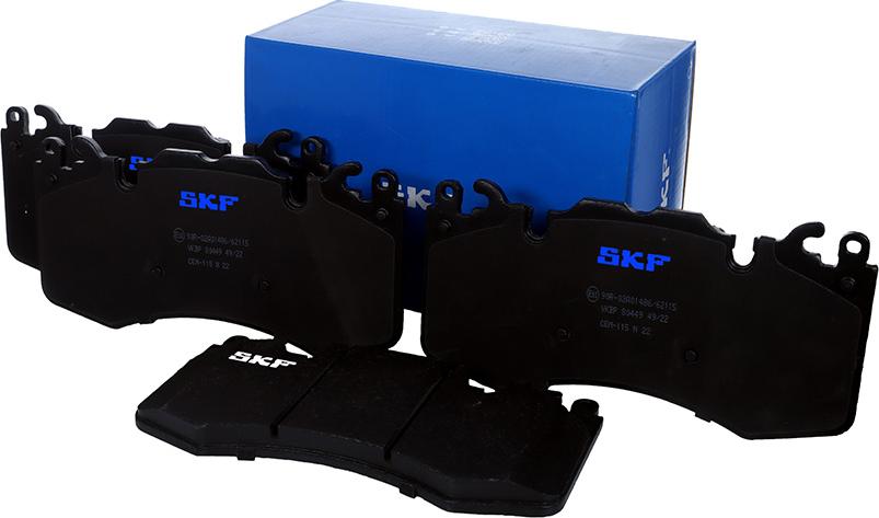 SKF VKBP 80449 - Kit pastiglie freno, Freno a disco autozon.pro