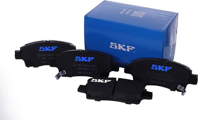 SKF VKBP 80459 A - Kit pastiglie freno, Freno a disco autozon.pro