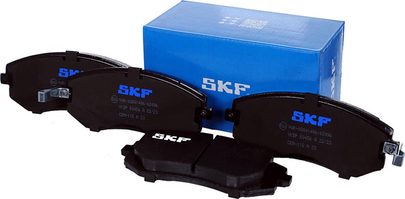 SKF VKBP 80456 A - Kit pastiglie freno, Freno a disco autozon.pro