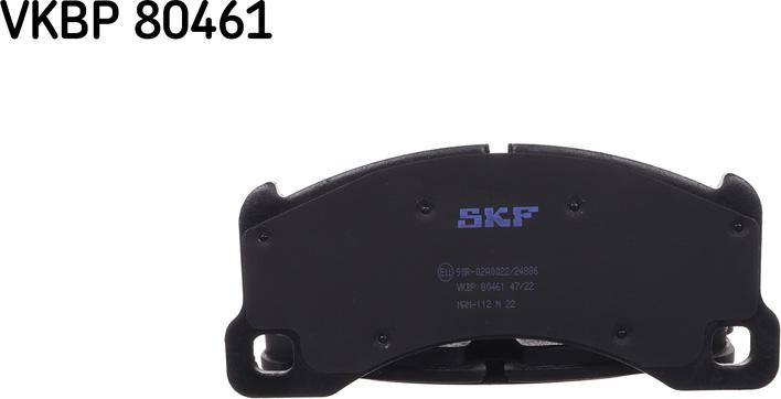 SKF VKBP 80461 - Kit pastiglie freno, Freno a disco autozon.pro