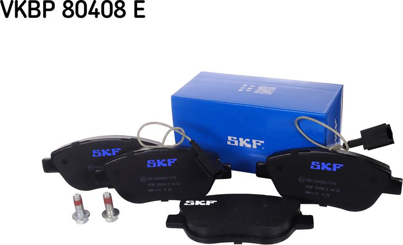 SKF VKBP 80408 E - Kit pastiglie freno, Freno a disco autozon.pro