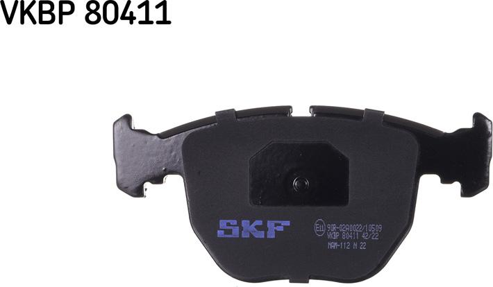 SKF VKBP 80411 - Kit pastiglie freno, Freno a disco autozon.pro