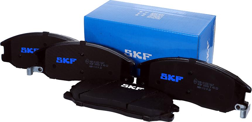 SKF VKBP 80436 A - Kit pastiglie freno, Freno a disco autozon.pro