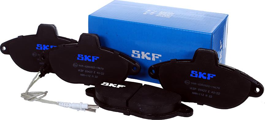 SKF VKBP 80423 E - Kit pastiglie freno, Freno a disco autozon.pro