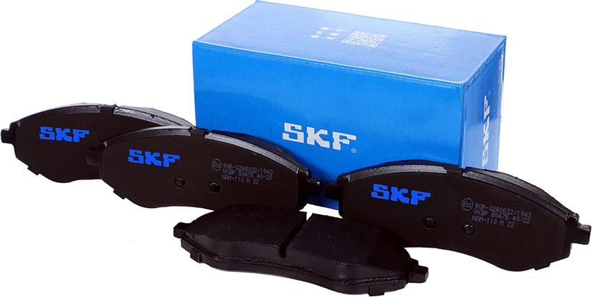 SKF VKBP 80475 - Kit pastiglie freno, Freno a disco autozon.pro