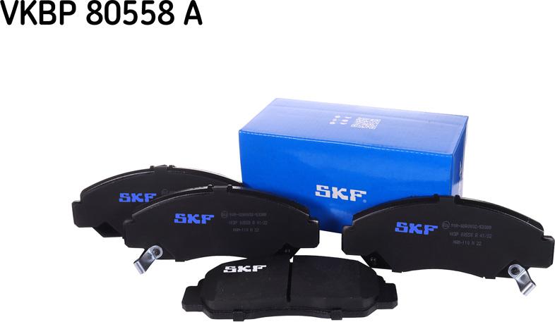 SKF VKBP 80558 A - Kit pastiglie freno, Freno a disco autozon.pro