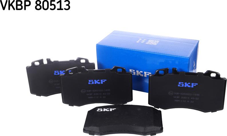 SKF VKBP 80513 - Kit pastiglie freno, Freno a disco autozon.pro