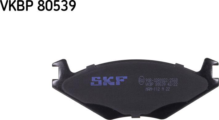 SKF VKBP 80539 - Kit pastiglie freno, Freno a disco autozon.pro