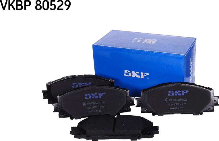 SKF VKBP 80529 - Kit pastiglie freno, Freno a disco autozon.pro