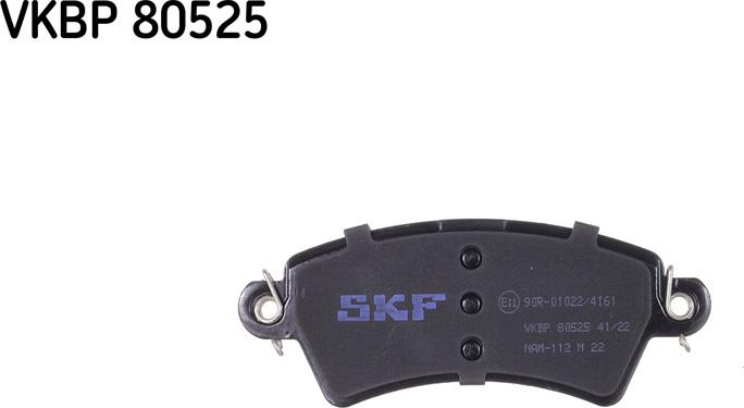 SKF VKBP 80525 - Kit pastiglie freno, Freno a disco autozon.pro